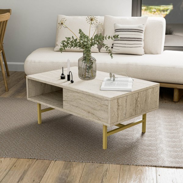 Diamond soffbord - Travertin Diamond soffbord - Travertin