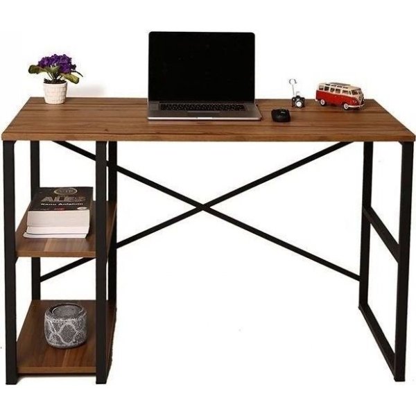 Athena skrivbord 120x65 cm - Furu/svart Athena skrivbord 120x65 cm - Furu/svart