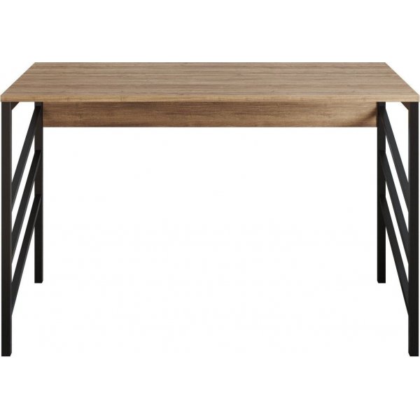 Bureau Tuna 120x60 cm - Noyer/noir