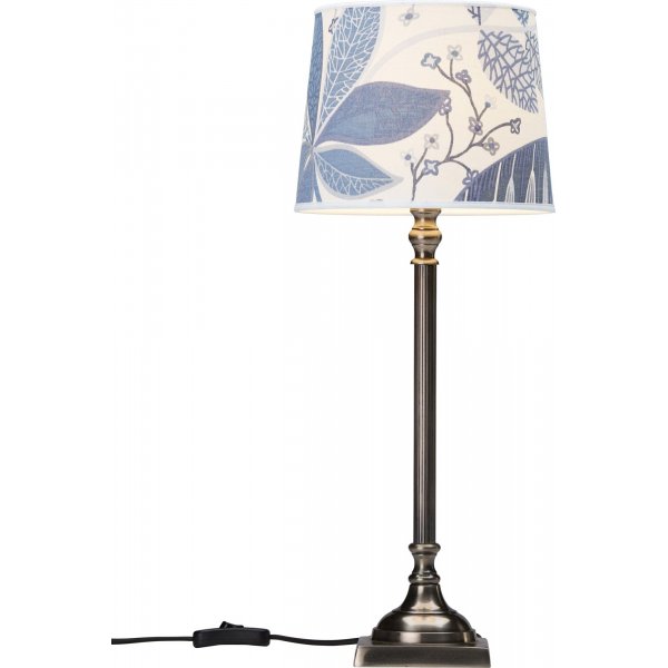 Lampe de table Margot - Argent antique/bleu - 50 cm Lampe de table Margot - Argent antique/bleu - 50 cm