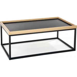 Table basse Vespa 100 x 60 cm - Beige/noir
