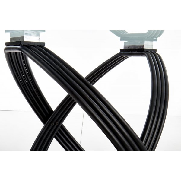 Vision eettafel 122 cm - Zwart