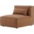 Luxury modulsoffa - Mittdel 1 - Brun