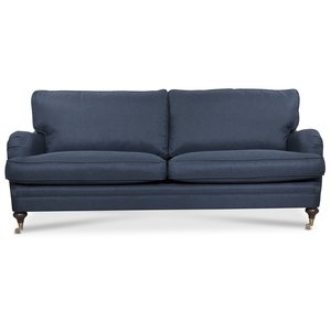 Howard London Premium 4-sits rak soffa - Bl