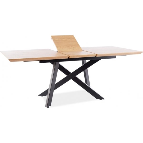 Table  manger Capitol 160-200 cm - Chne/noir