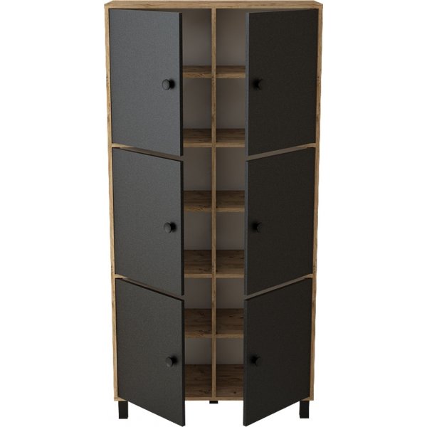 Vilamo skåp 61 - Furu/svart Vilamo skåp 61 - Furu/svart