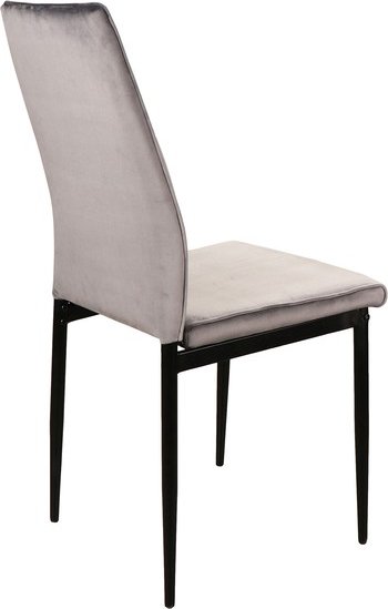 Atom matstol - Grå sammet Atom matstol - Grå sammet