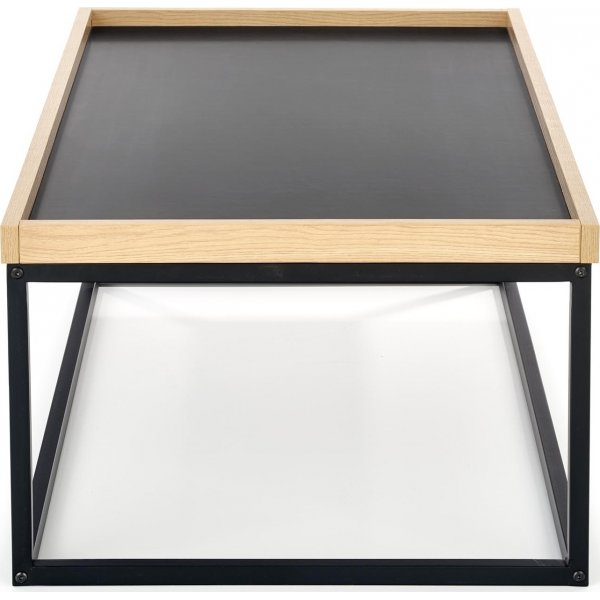 Table basse Vespa 100 x 60 cm - Beige/noir