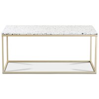 Terrazzo soffbord 110x60 cm - Cosmos Terrazzo & underrede Accent mässing Terrazzo soffbord 110x60 cm - Cosmos Terrazzo & underrede Accent mässing