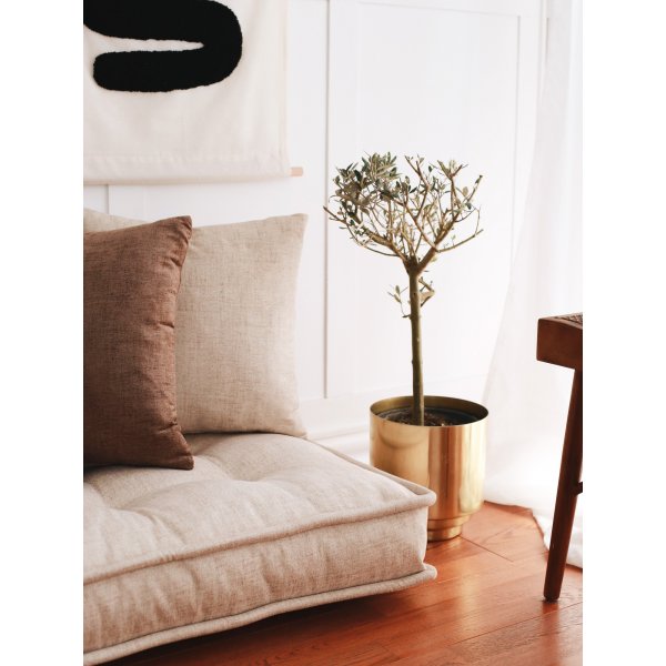 Pouf naturel - Crème Pouf naturel - Crème