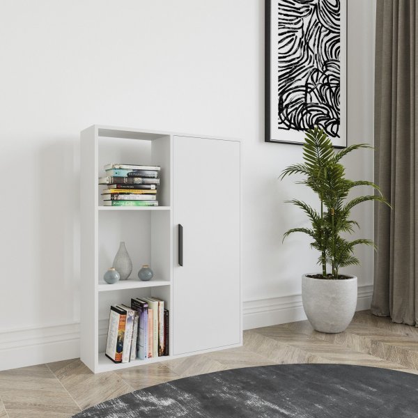 Patrick bokhylla - Vit