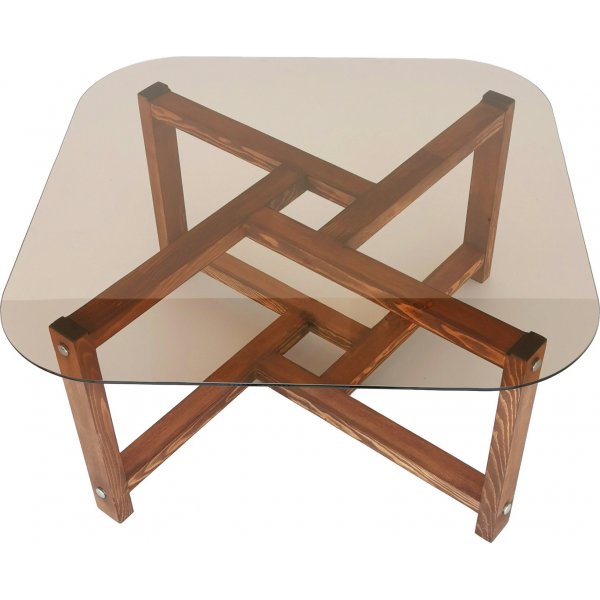 Zen soffbord 80 x 80 cm - Ek Zen soffbord 80 x 80 cm - Ek