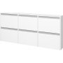 Skyline skoskp 153 x 17,5 x 70 cm - Vit