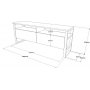 Luvio mediabnk 11 - Silver/svart