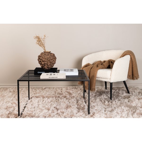 Netz salontafel 80 x 80 cm - Zwart Netz salontafel 80 x 80 cm - Zwart