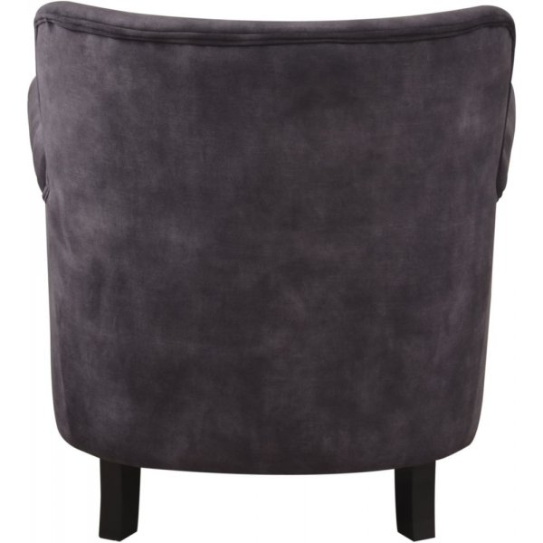 Norberg professor f�t�lj - Antiksvart tyg