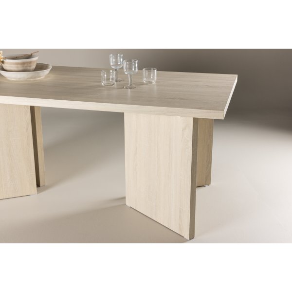 Bassholmen matbord 180 x 90 cm - Whitewash