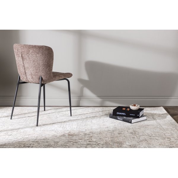 Tapis en coton Cleo - Argent Tapis en coton Cleo - Argent