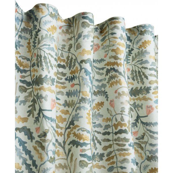 Rideau Bertie Lot de 2 2 x 135 x 280 cm - Bleu-vert