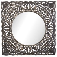 Carve spegel 80 cm - Antik träfärg Carve spegel 80 cm - Antik träfärg