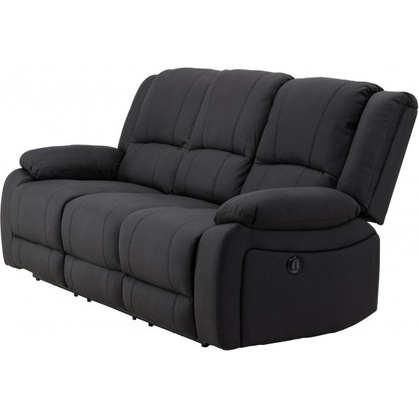 Canapé inclinable 3 places Singapore - Noir Canapé inclinable 3 places Singapore - Noir