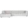 Divansoffa offwhite boucl 322 cm + Mbeltassar