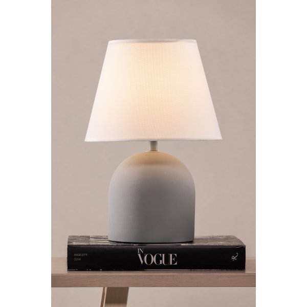 Lampe de table Styrs - Gris/blanc