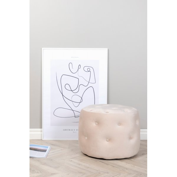 Pouf Respit - Velours beige Pouf Respit - Velours beige