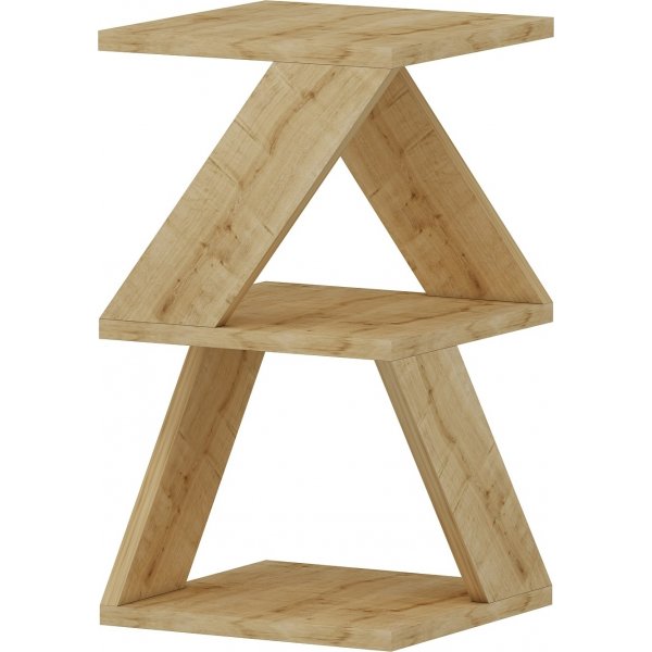 Table d\\\'appoint Albeni 30 x 30 cm - Chne saphir