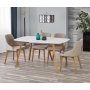 Winthrop utdragbart matbord 150-200 cm - Vit/ek