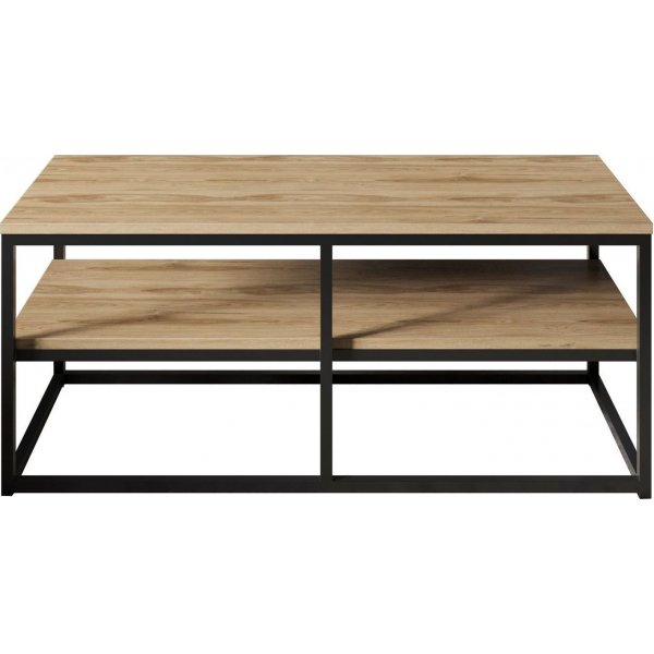 Fortuna soffbord 110,4 x 52 cm - Valnöt/svart Fortuna soffbord 110,4 x 52 cm - Valnöt/svart