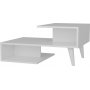 Concetta soffbord 90 x 60 cm - Vit