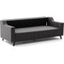 Doga 3-sits bddsoffa - Antracit