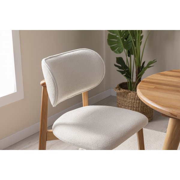 Chaise de salle  manger Soli, pack de 2 - Livre