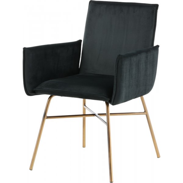 Fauteuil Cardinal - Noir/cuivre