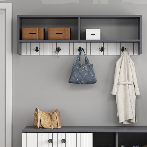 Cintre Sarandon - Anthracite/blanc