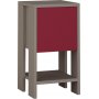 Ema sngbord - Ljus mocka/vinrd