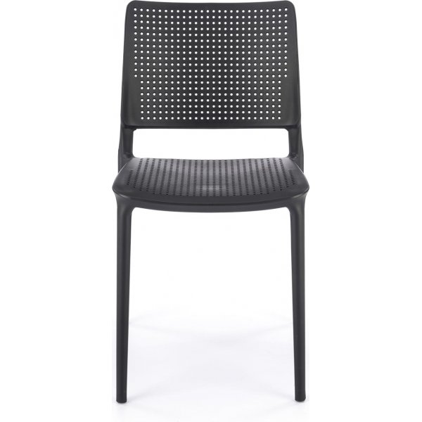 Chaise de salle  manger empilable Cadeira 514 - Noir