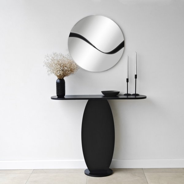 Miroir abstrait 3 - Noir Miroir abstrait 3 - Noir