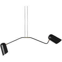 Taklampa COMO CO010220 - Svart / Mässing Taklampa COMO CO010220 - Svart / Mässing