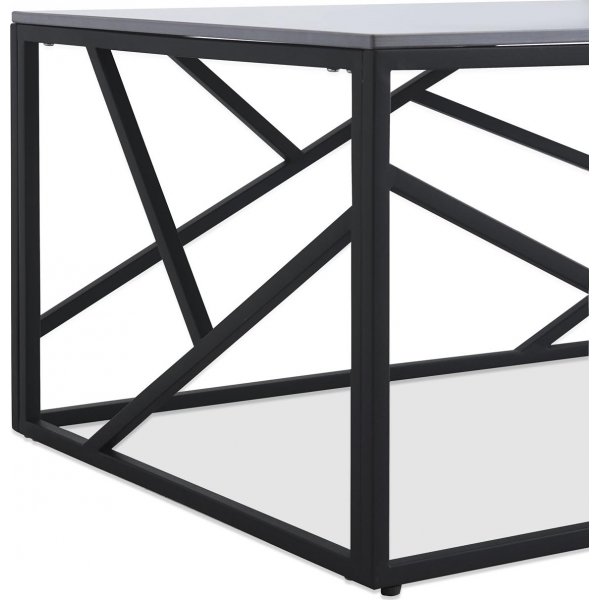 Table basse Kosmos 120 x 60 cm - Marbre gris/noir Table basse Kosmos 120 x 60 cm - Marbre gris/noir