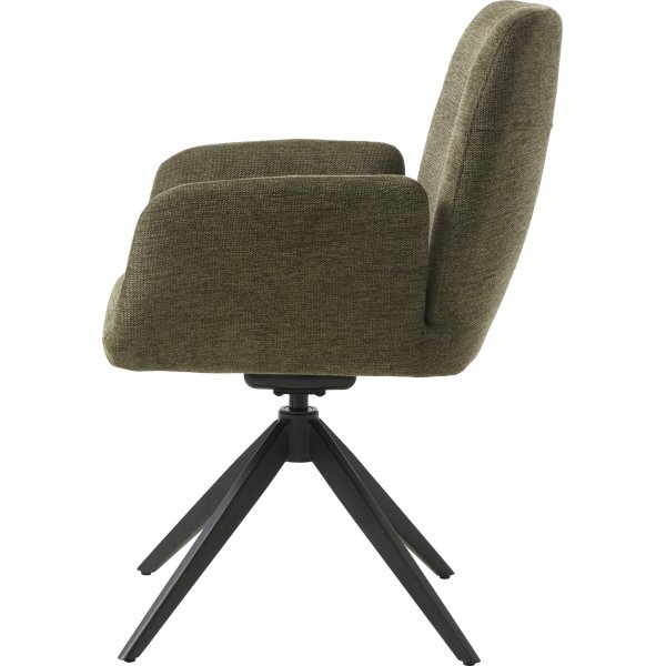 Steve karmstol - Grn/svart