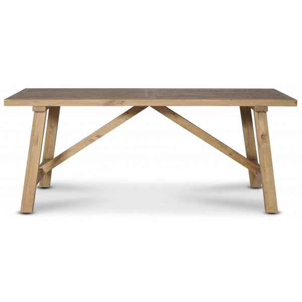 Woodforge matgrupp bord med 6 st stolar i återvunnet trä Woodforge matgrupp bord med 6 st stolar i återvunnet trä