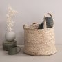 Bhopal korg 35 cm - Ljus jute