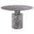 Table  manger ronde Pegani en marbre gris - 110 cm