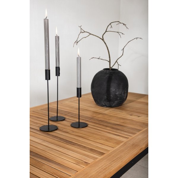 Panama matbord 160 x 90 cm - Svart/Natur