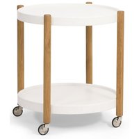 Sammy soffbord 60 - Vit/Ek Sammy soffbord 60 - Vit/Ek