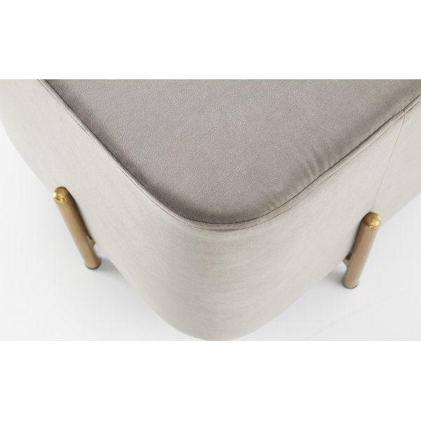 Frederica pall - Gr (Sammet) / Mssing