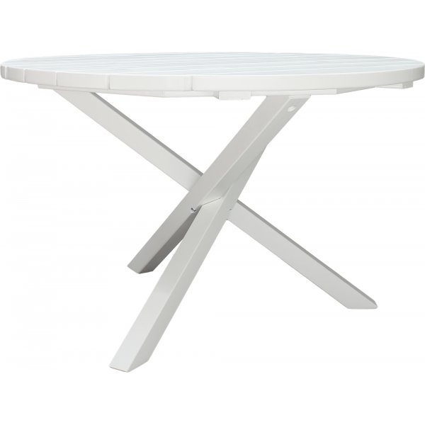 Scottsdale vitt runt utebord Ø112 cm Scottsdale vitt runt utebord Ø112 cm