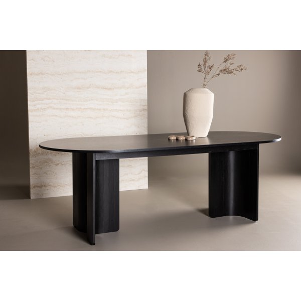 Table  manger Tyres 220 x 100 cm - Noir